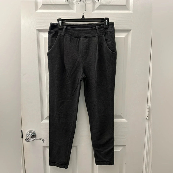 ! Lululemon Stress Less Pant Heathered Dark Grey / Soot sz 6 - Picture 4 of 10